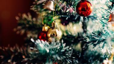 Christmas tree with ornaments