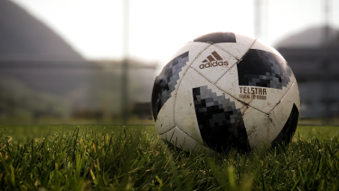 soccer ball on field