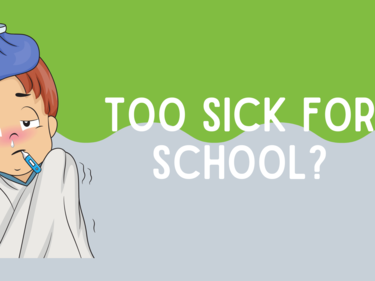 Too sick for school image