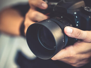 camera taking a photo